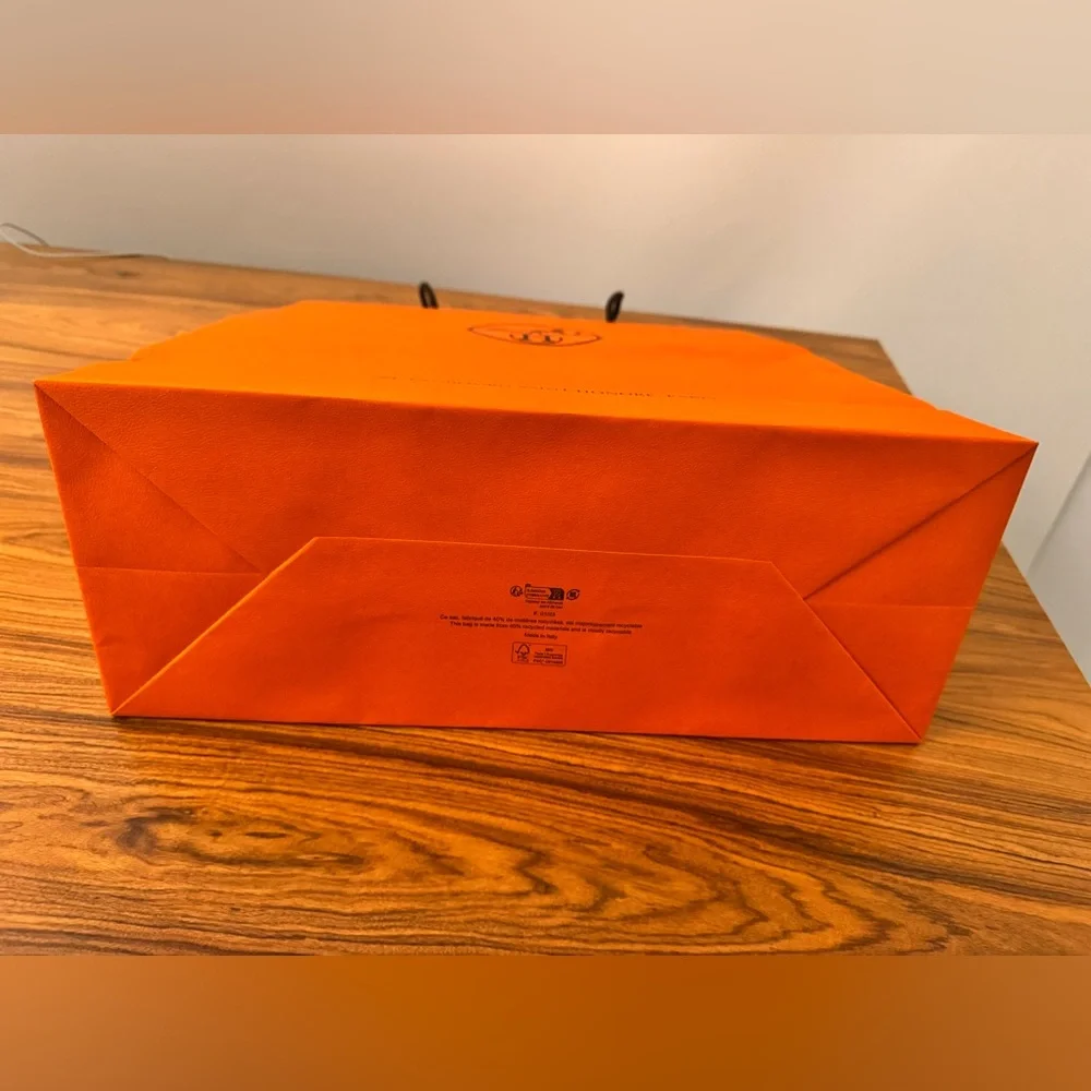 Authentic Hermes shopping bag large